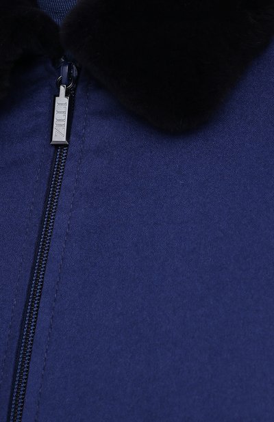 Кашемировый бомбер с меховой подкладкой ZILLI, арт. MAU-HIKE0-30206/1001/60-64, фото 5