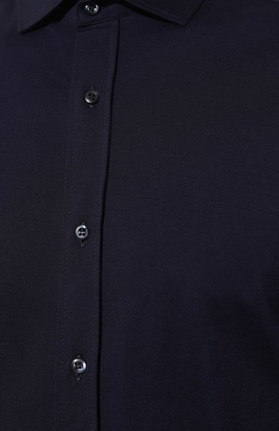 Хлопковая рубашка BRUNELLO CUCINELLI, арт. MTS406699, фото 5