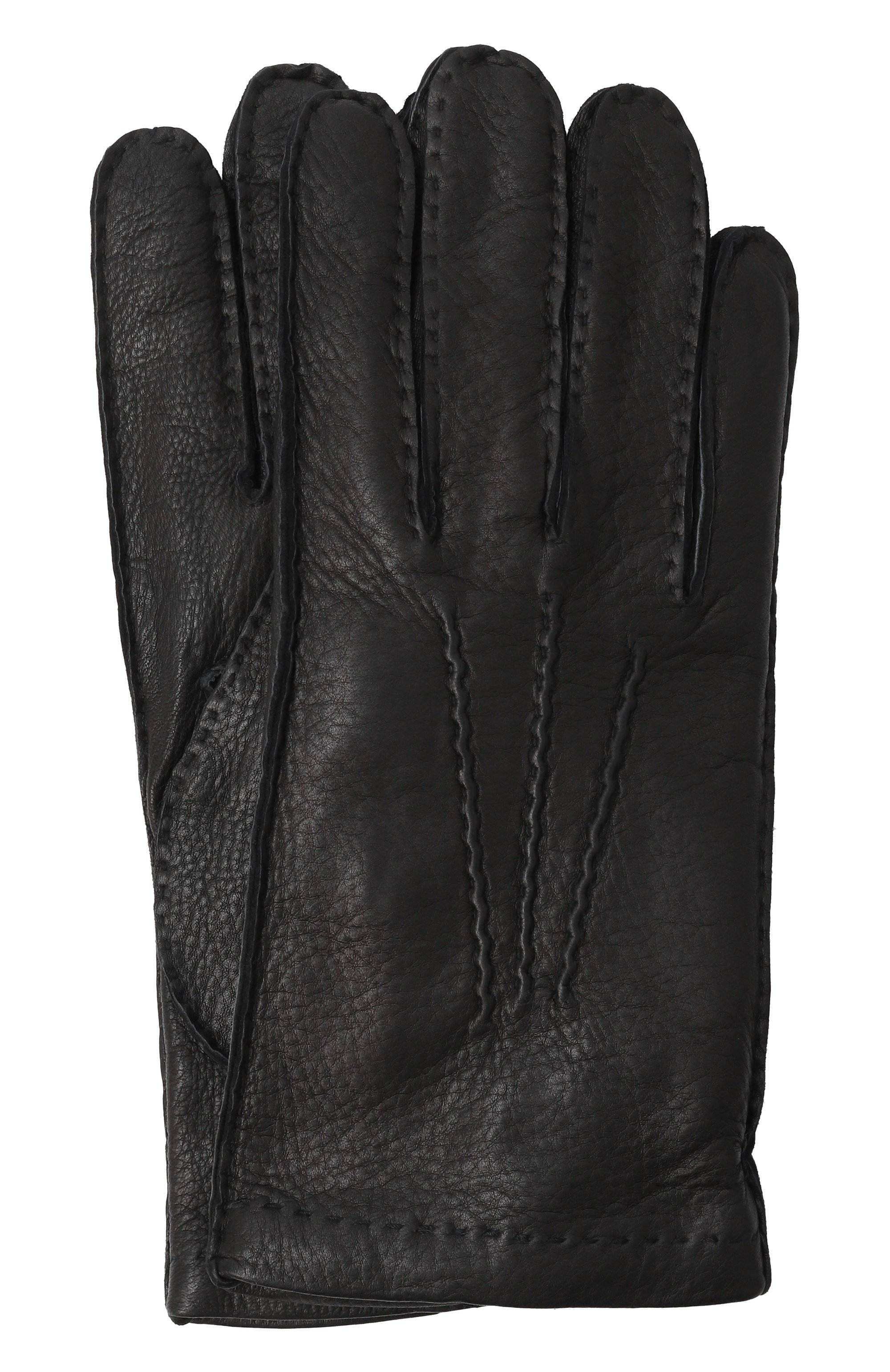 Кожаные перчатки MVST, арт. SG02/321BM 4010/DEER CASH LINED, фото 1