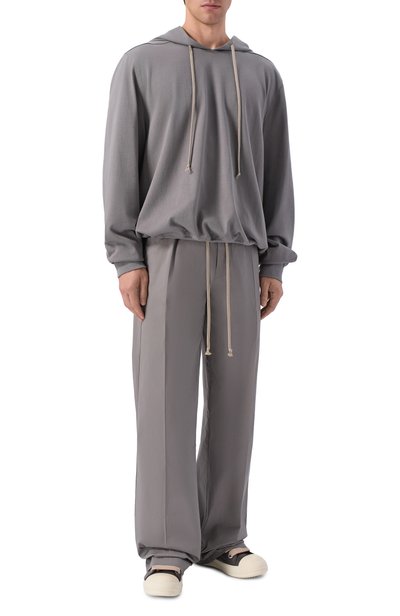 Хлопковые брюки RICK OWENS, арт. RU02F4378/TE, фото 2