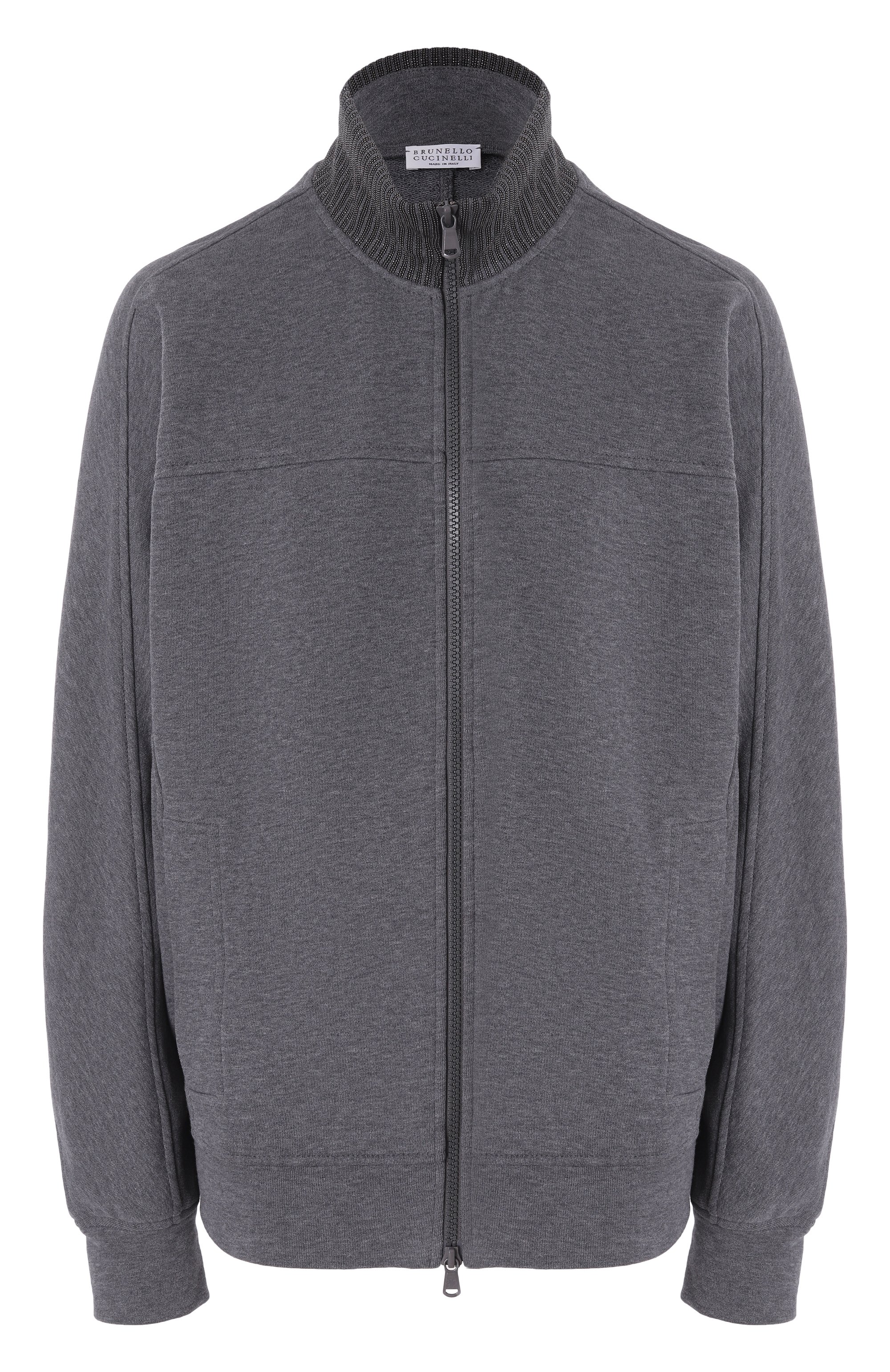 Хлопковая толстовка BRUNELLO CUCINELLI, арт. MN05NHR216, фото 1