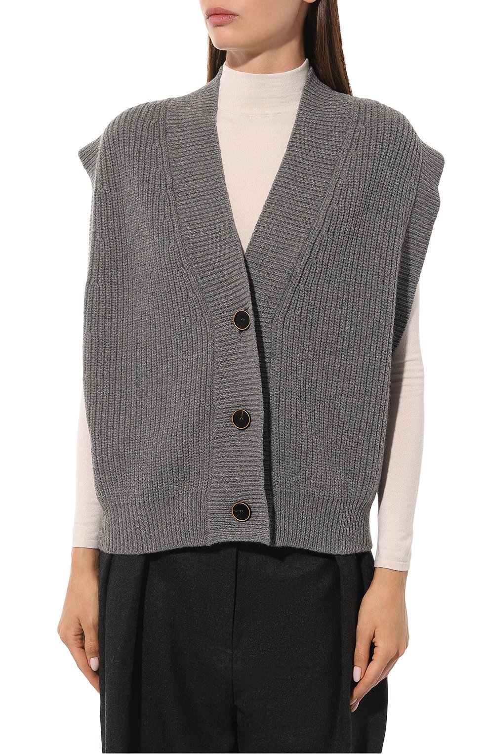 Шерстяной жилет ERIKA CAVALLINI, арт. P3WC03, фото 3