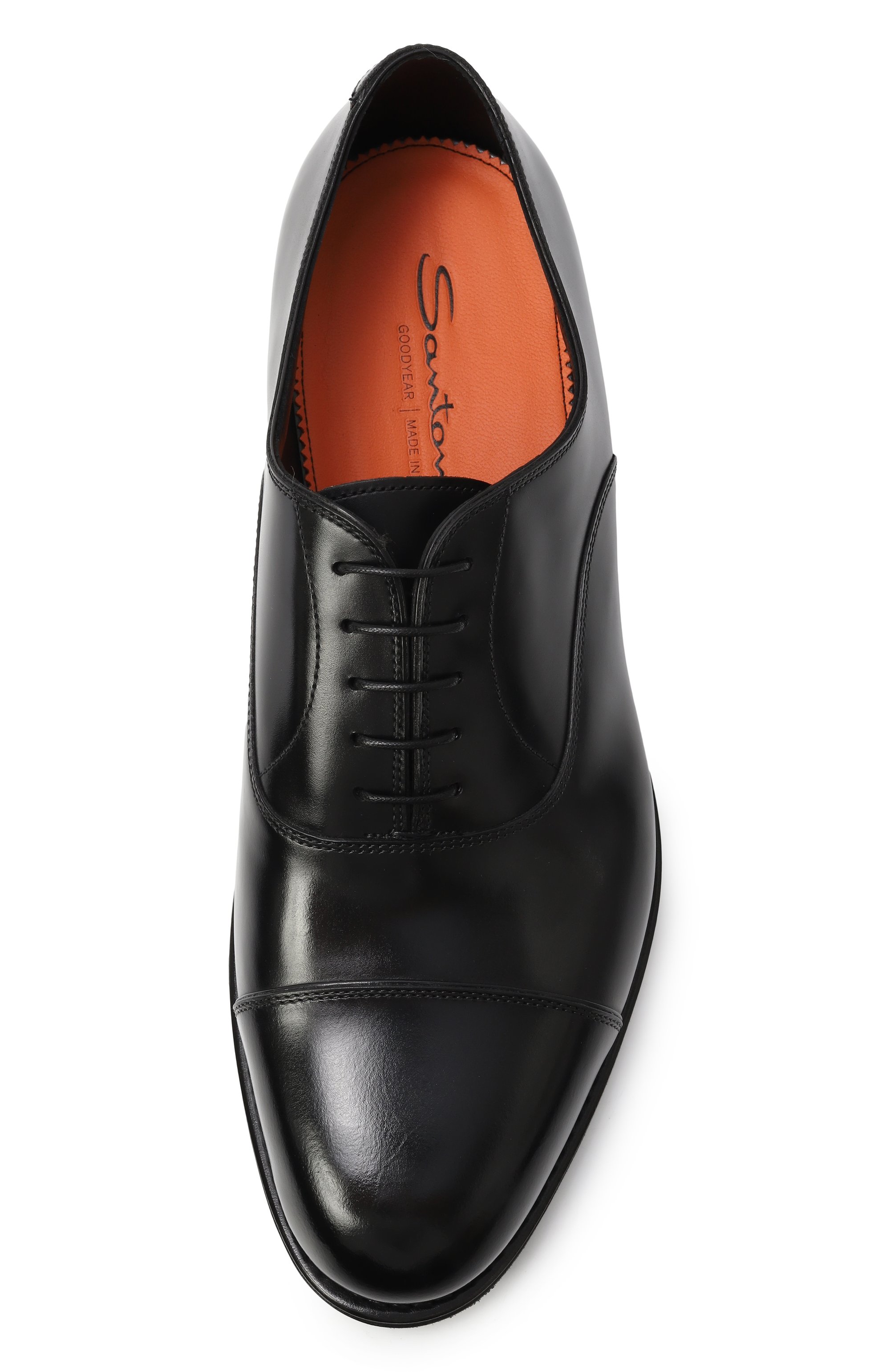 Кожаные оксфорды colin SANTONI, арт. MCCG19045PG4HNTG, фото 6