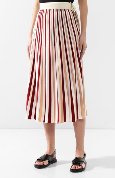 Юбка-миди MONCLER разноцветного цвета по цене 82100 руб., арт. E1-093-96504-00-999EH, фото 3 Юбка-миди MONCLER, арт. E1-093-96504-00-999EH, фото 3