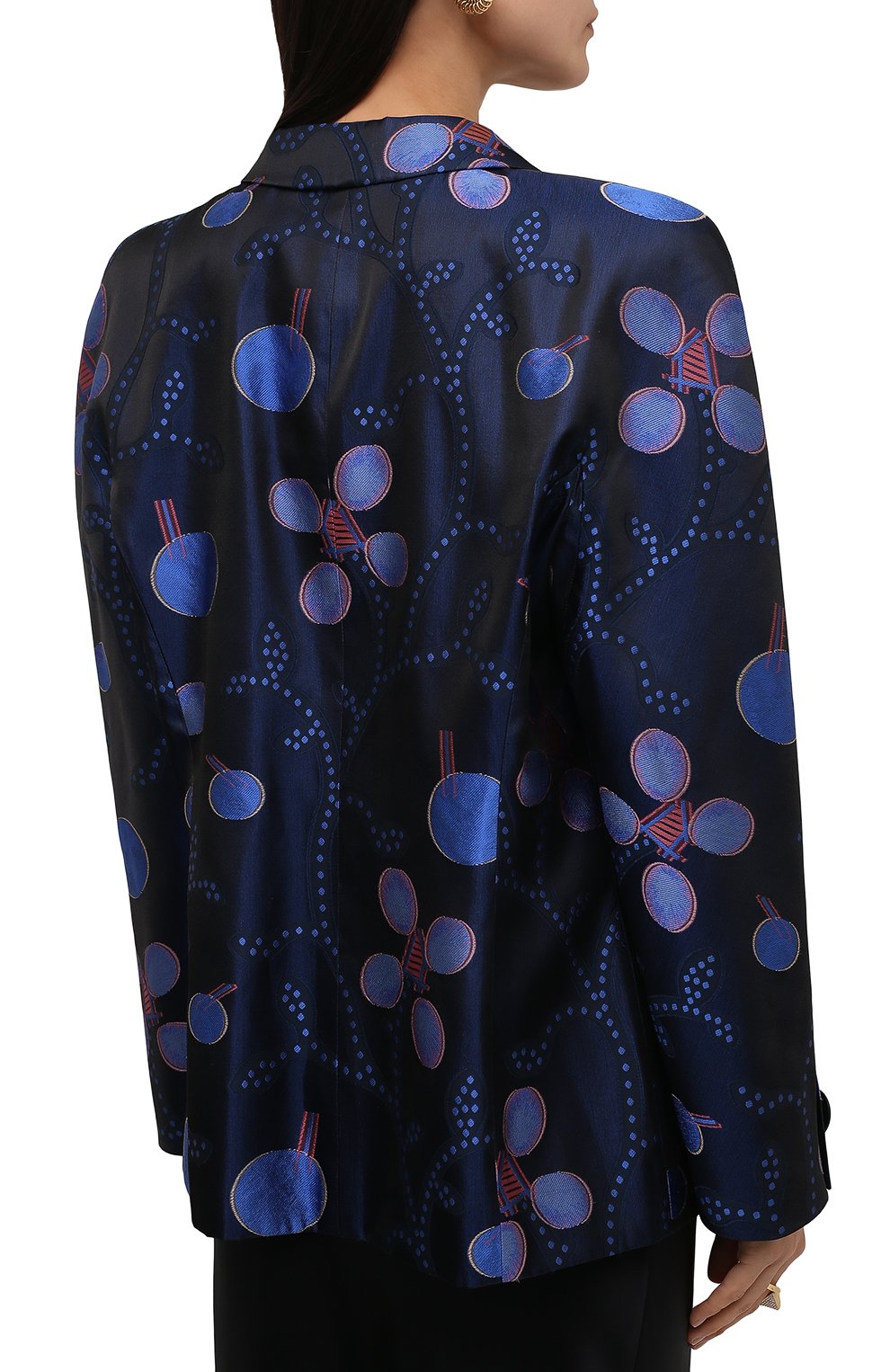Шелковый жакет GIORGIO ARMANI, арт. 1WHGG0NU/T02QW, фото 4