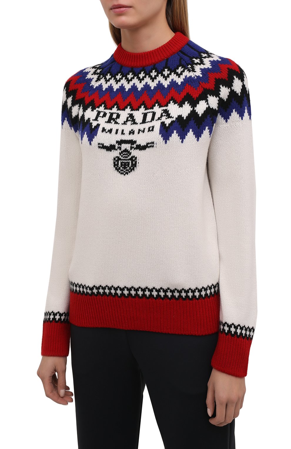 Кашемировый свитер PRADA, арт. P24N1O-10P8-F0009-212, фото 3