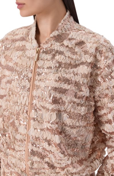 Бомбер с отделкой пайетками ELIE SAAB, арт. J0239/PCH01, фото 5