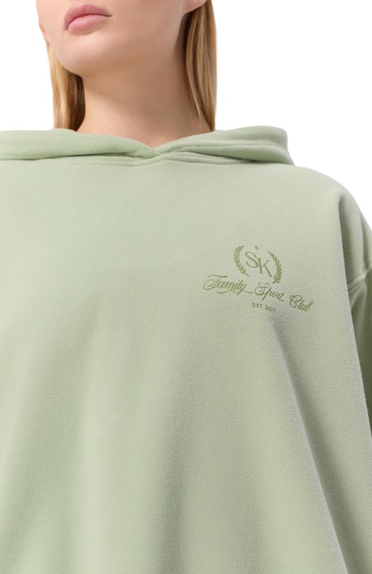 Хлопковый костюм Sasha Kim SK-00001682 Зелёный  SK-00001682 Фото 6