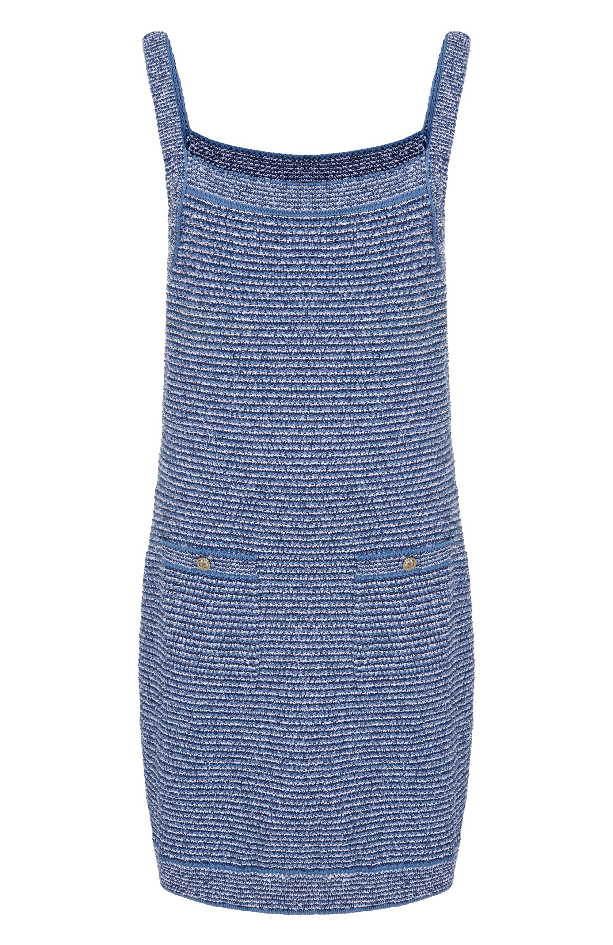 Хлопковое платье GUCCI синего цвета по цене 229500 руб., арт. 818645/XKENS, фото 1 Хлопковое платье GUCCI, арт. 818645/XKENS, фото 1