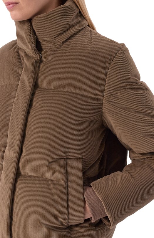 Вельветовый пуховик MVST M25.1MW.0013/5180 Бежевый  M25.1MW.0013/5180 Фото 5