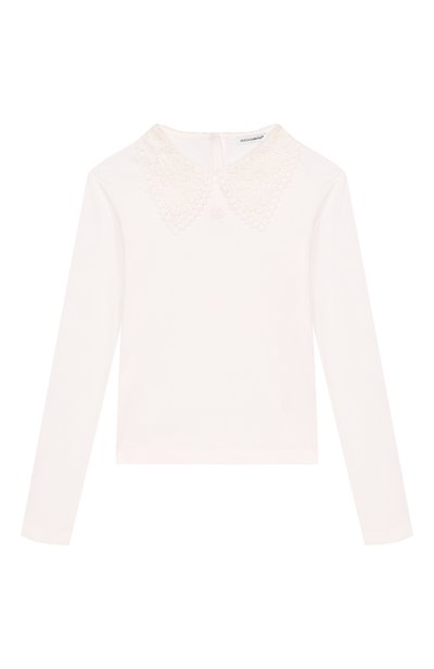 Хлопковый лонгслив DOLCE & GABBANA, арт. L5JTMT/G7Q1E_001