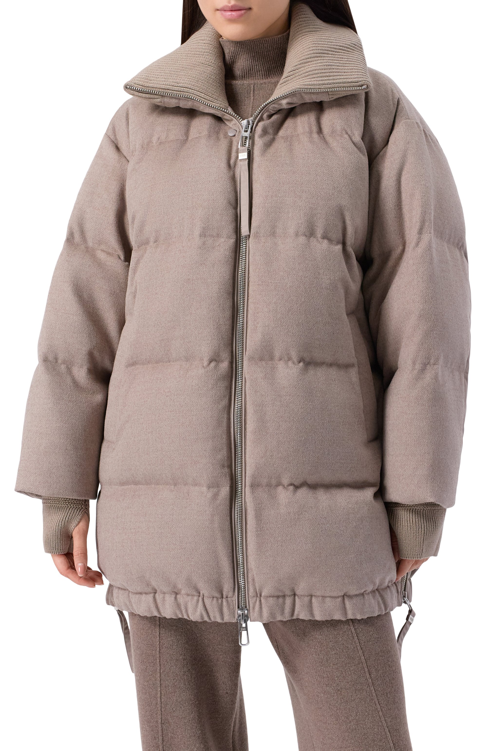 Комбинированный пуховик DUNO, арт. BLANCA/PRAT0 MESTRE, фото 3