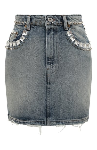 Джинсовая юбка MIU MIU, арт. GWD266-1ZV6-F0013, фото 1