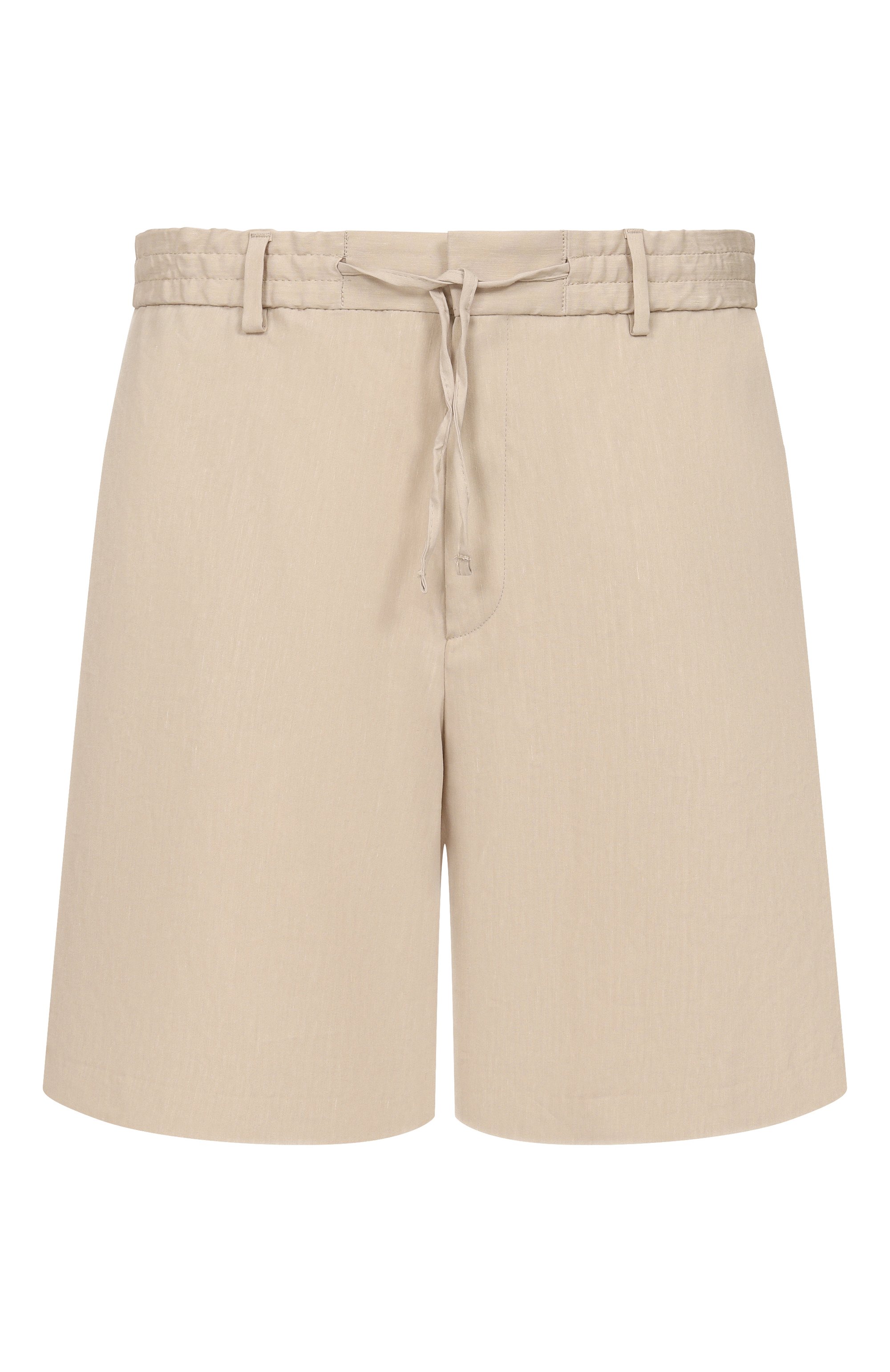 Шорты изо льна и вискозы BOSS, арт. 50561983, фото 1