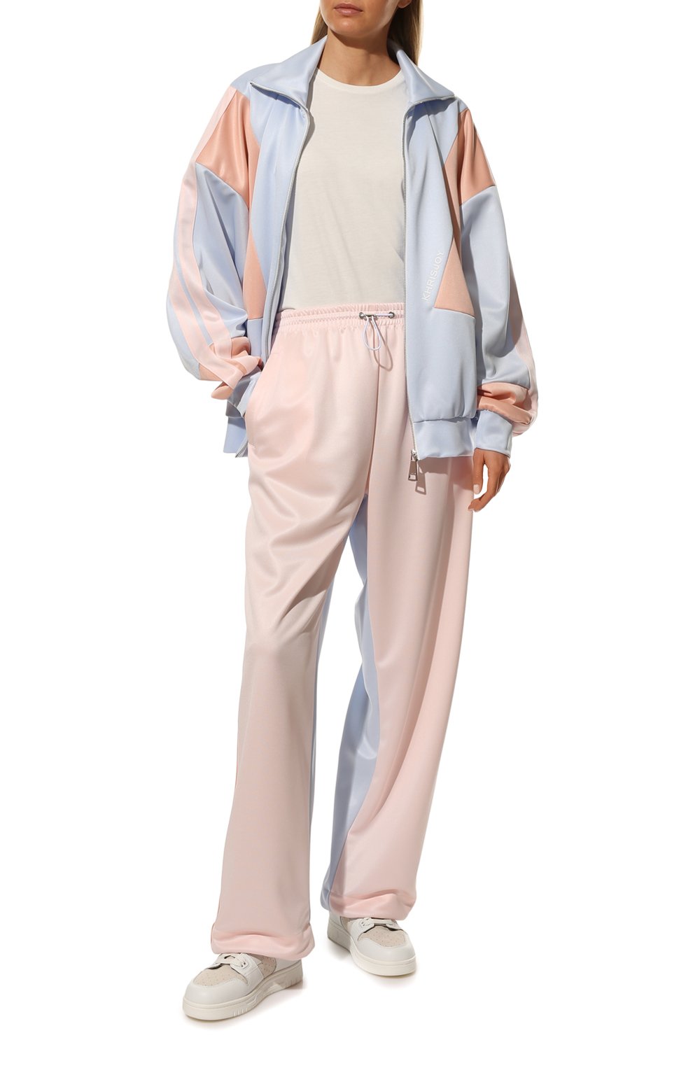 Брюки KHRISJOY розового цвета по цене 51150 руб., арт. DSW002PNT/TESS, фото 2 Брюки KHRISJOY, арт. DSW002PNT/TESS, фото 2