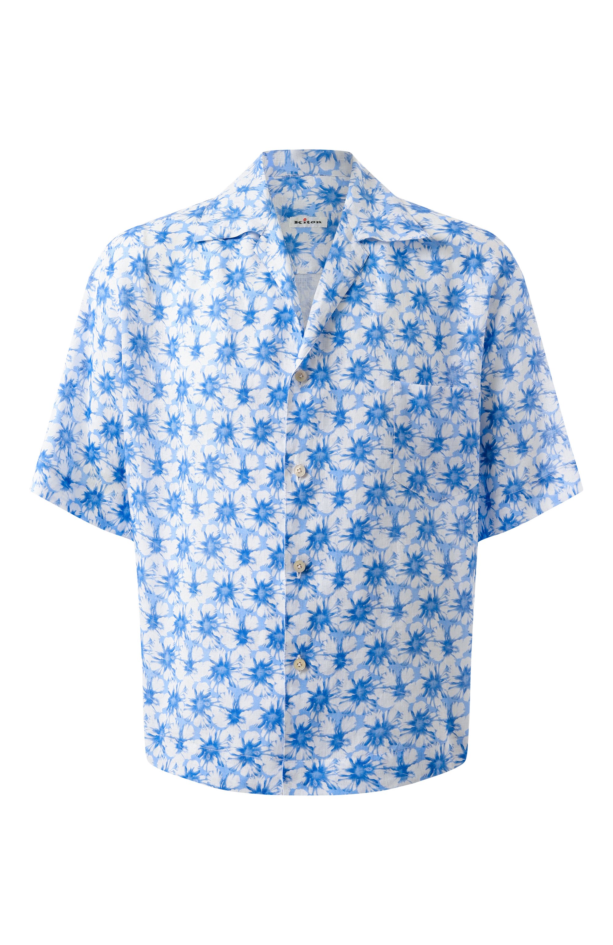 Льняная рубашка KITON, арт. UMC028H0924701, фото 1