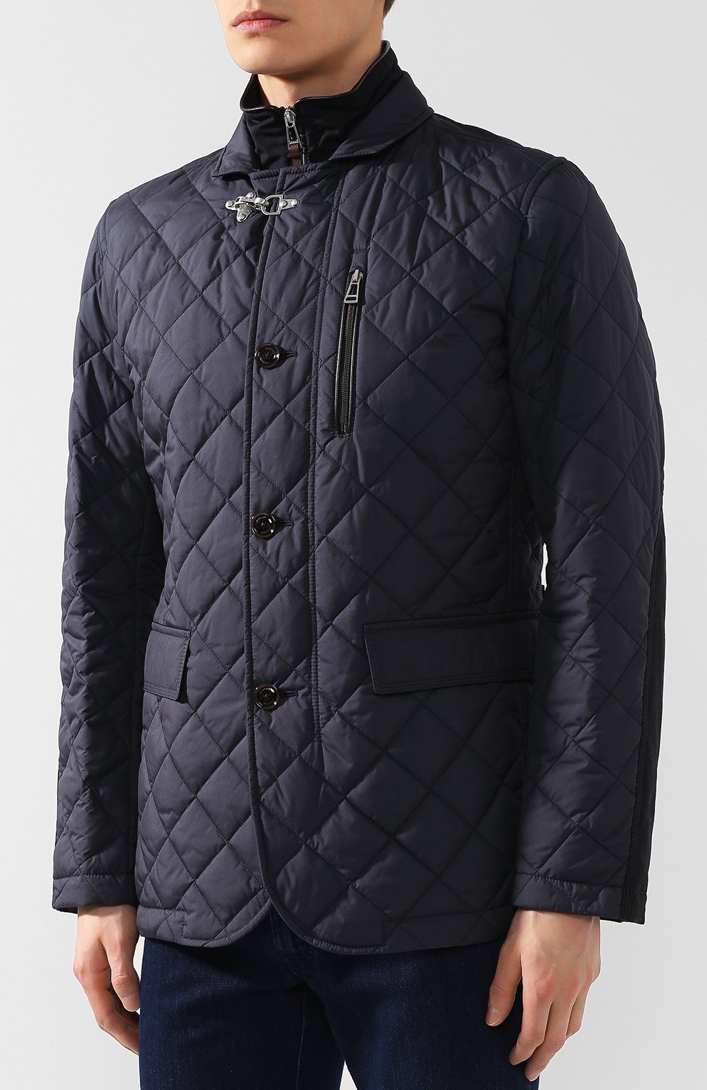 Стеганая куртка на пу говицах WINDSOR, арт. 13 VERAN01-N 10001139, фото 3