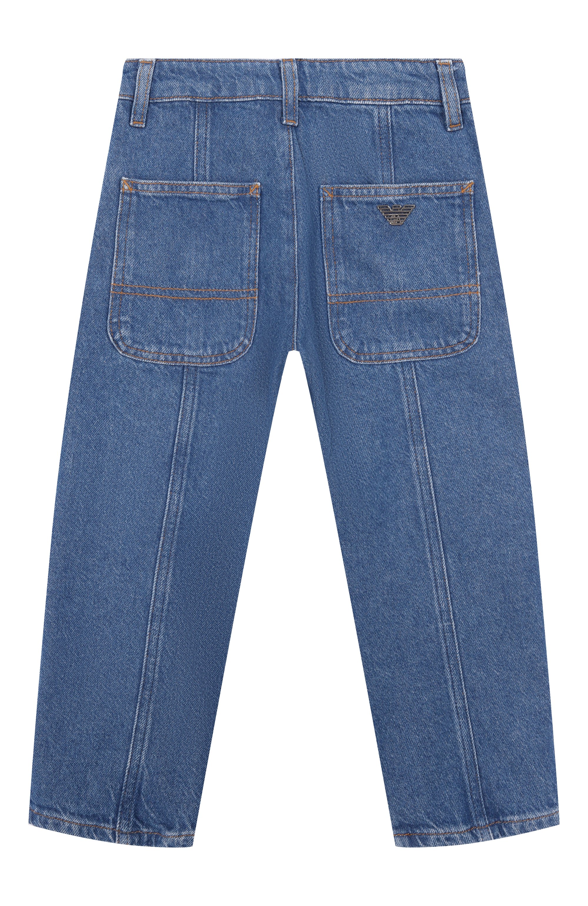 Джинсы EMPORIO ARMANI синего цвета по цене 23900 руб., арт. EB000935/AF21778, фото 2 Джинсы EMPORIO ARMANI, арт. EB000935/AF21778, фото 2