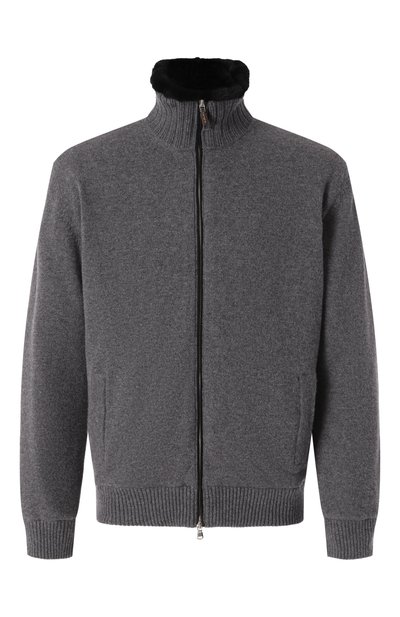 Мужской кашемировый бомбер с меховой подкладкой KANGRA, арт. 9150/09 02