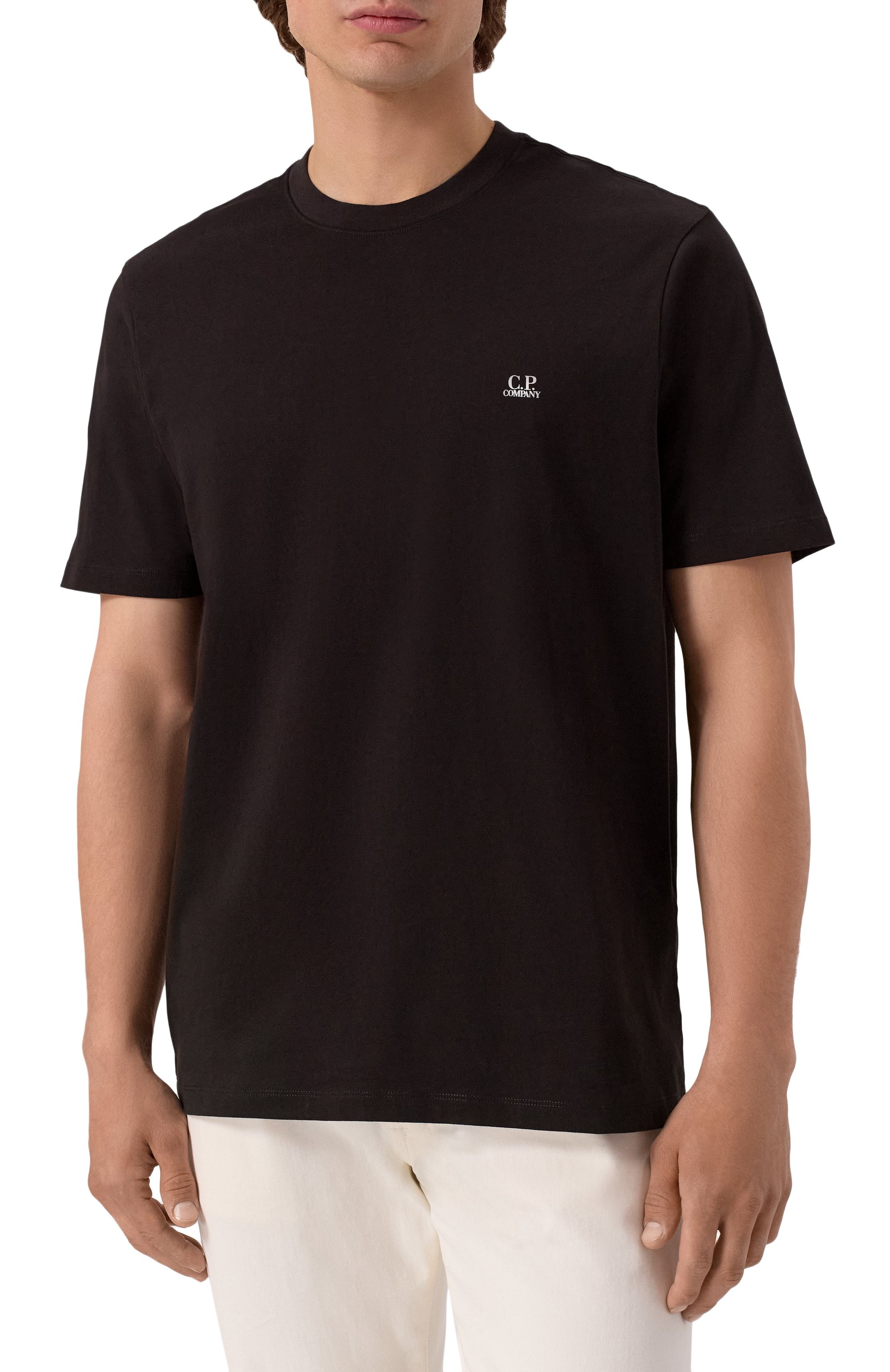 Хлопковая футболка C.P. COMPANY, арт. 18CMTS030A005100W, фото 3