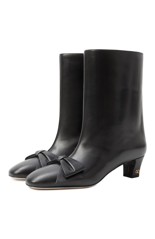 Кожаные ботильоны Bowow 45 Valentino 7W2S0MB1/DDT Чёрный 7W2S0MB1/DDT