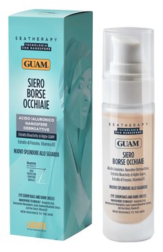 Сыворотка против отеков и темных кругов под глазами (30ml) GUAM бесцветного цвета, арт. 8025021251479 | Фото 2 (Нос: Не проставлено; Региональные ограничения белый список (Axapta Mercury): Не проставлено; Тип продукта: Сыворотки; Косметика кросс-кт: Антивозрастной уход)