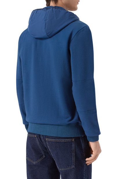 Хлопковая толстовка AERONAUTICA MILITARE синего цвета по цене 27950 руб., арт. FE2063UF00662, фото 4 Хлопковая толстовка AERONAUTICA MILITARE, арт. FE2063UF00662, фото 4