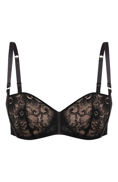 Бюстгальтер-балконет MAISON LEJABY черного цвета по цене 14370 руб., арт. 211132, фото 1 Бюстгальтер-балконет MAISON LEJABY, арт. 211132, фото 1