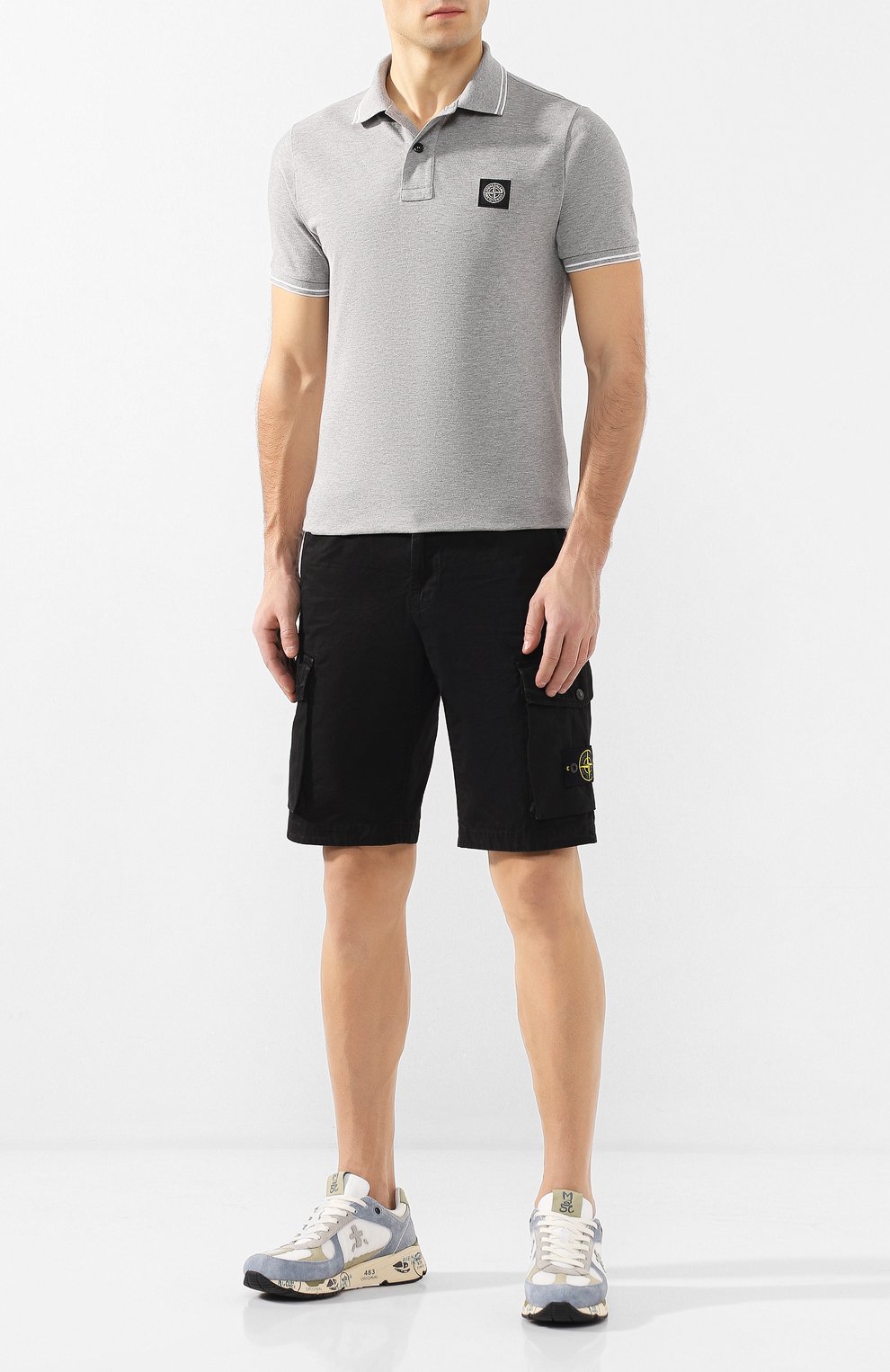 Хлопковое поло STONE ISLAND, арт. 101522S18, фото 2