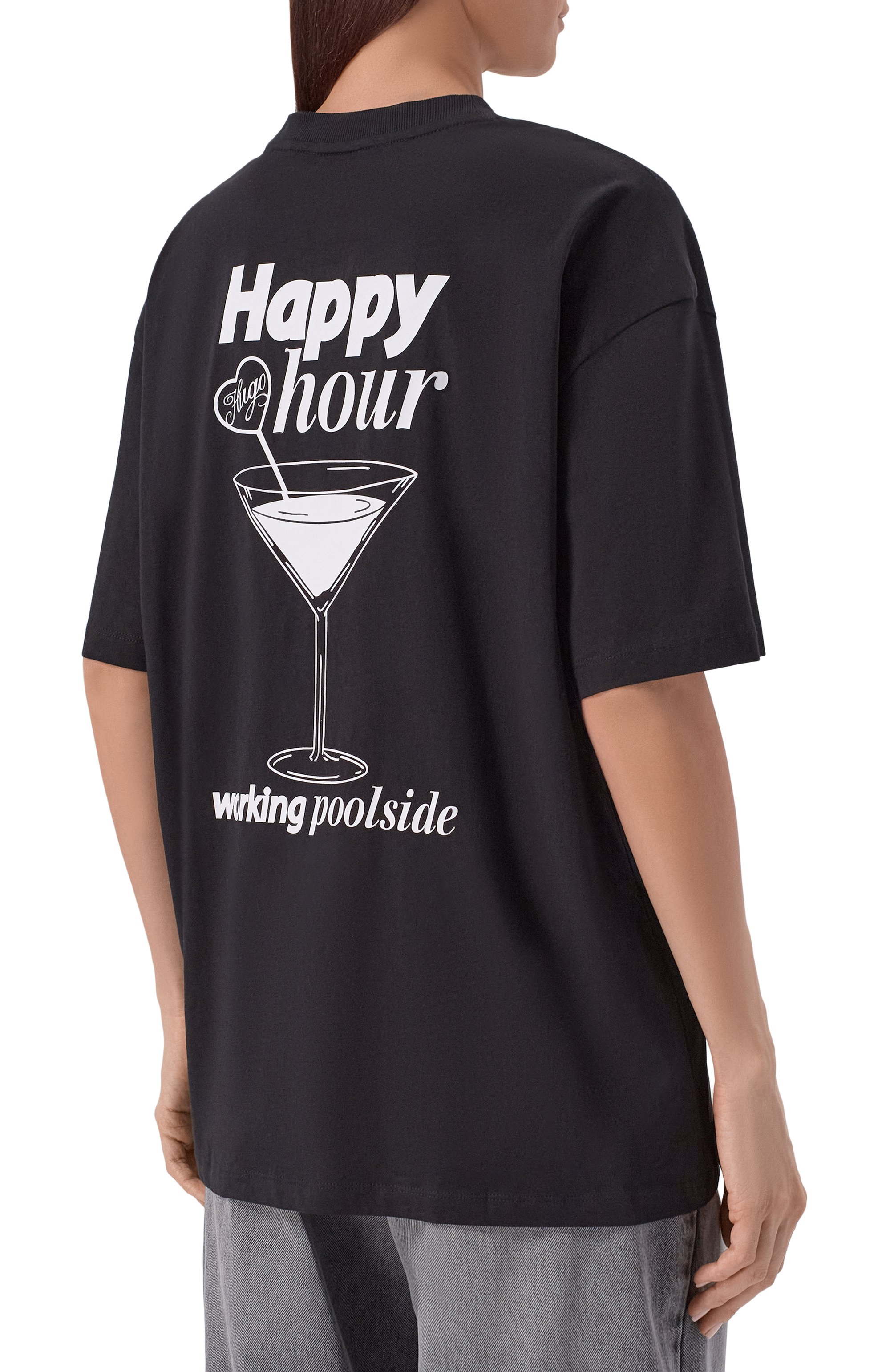 Хлопковая футболка HUGO BLUE, арт. 50560772, фото 4