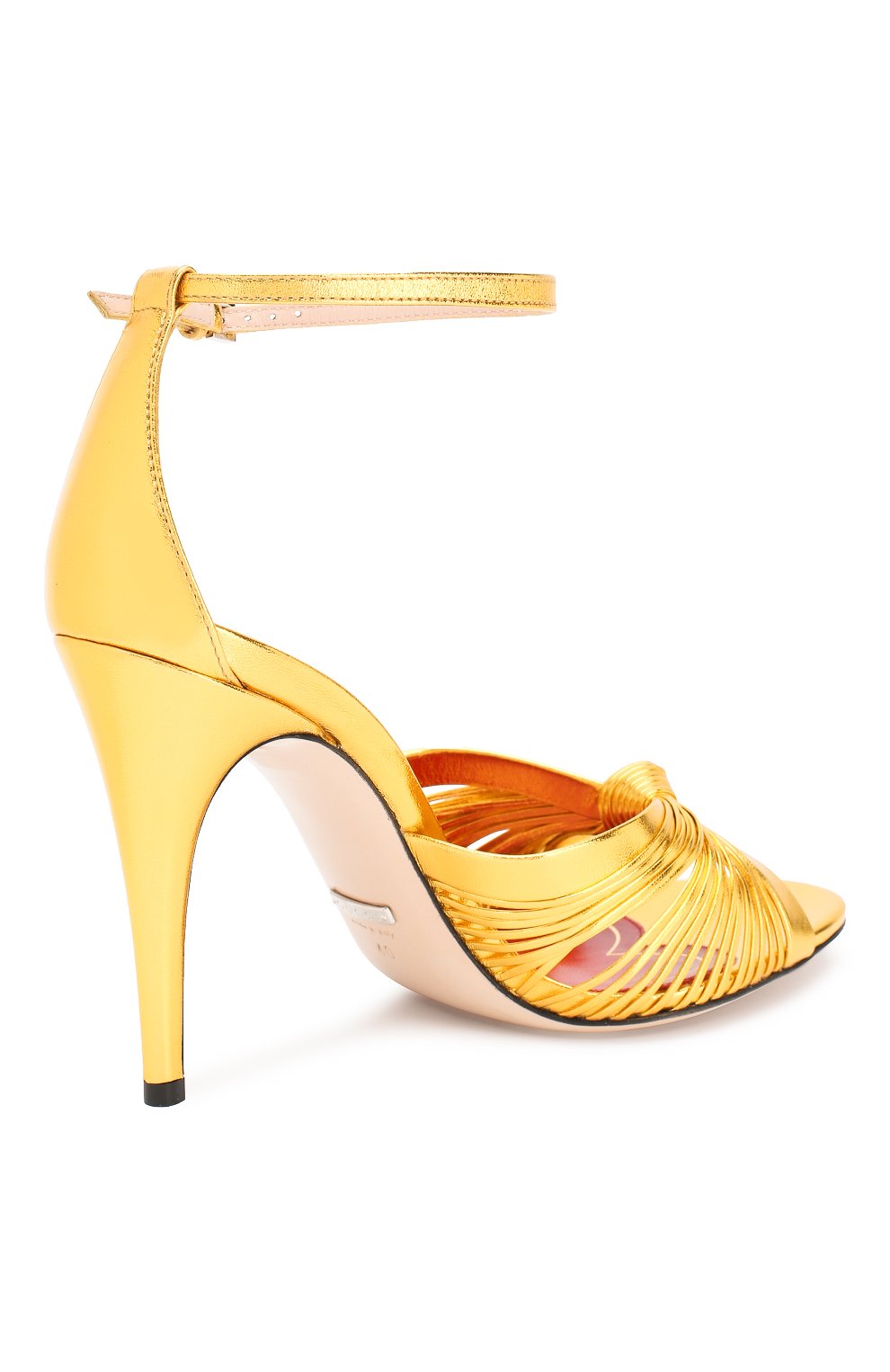 Кожаные босоножки crawford GUCCI, арт. 577225/B8B00, фото 4