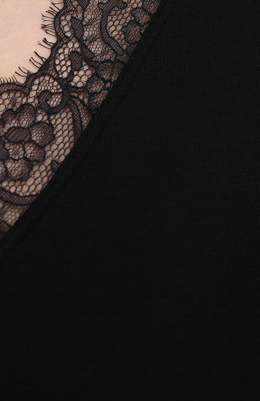 Хлопковый пуловер REDVALENTINO черного цвета по цене 33950 руб., арт. WR3MF07B/625, фото 5 Хлопковый пуловер REDVALENTINO, арт. WR3MF07B/625, фото 5