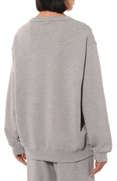 Хлопковый свитшот DRIES VAN NOTEN серого цвета по цене 41450 руб., арт. 242-011149-9610, фото 4 Хлопковый свитшот DRIES VAN NOTEN, арт. 242-011149-9610, фото 4