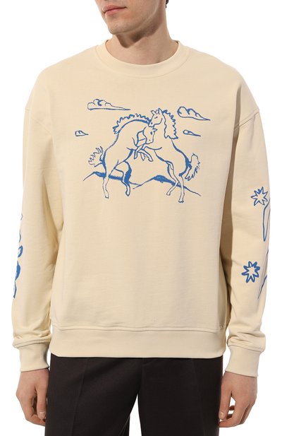 Хлопковый свитшот CARNE BOLLENTE, арт. SS23SW0102, фото 3