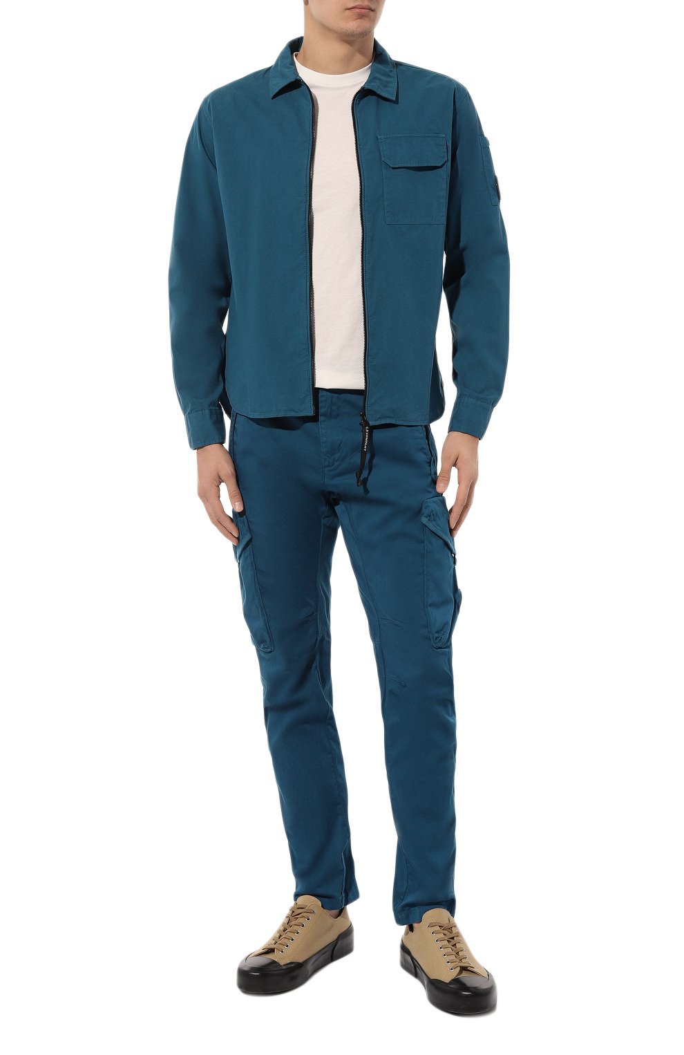 Хлопковая рубашка C.P. COMPANY, арт. 16CMSH158A002824G, фото 2