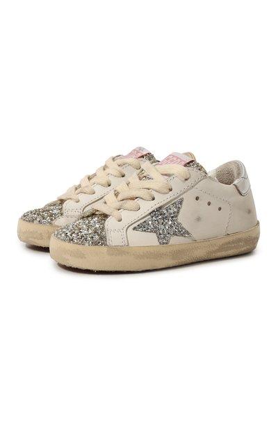 Кожаные кеды superstar GOLDEN GOOSE DELUXE BRAND, арт. GJF00101.F003318, фото 1