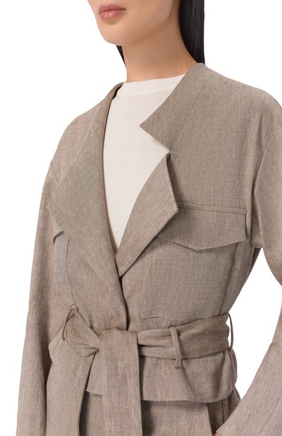 Жакет изо льна и вискозы LORENA ANTONIAZZI, арт. E2624GA47A/5154, фото 5