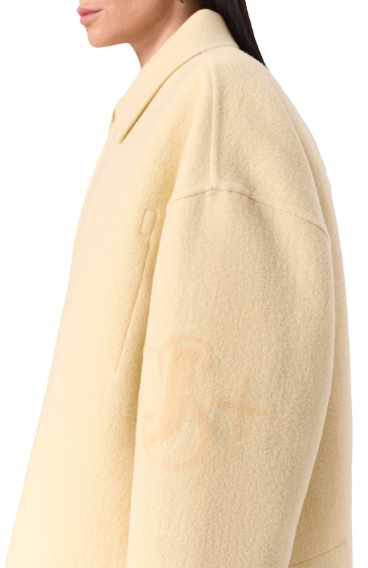 Шерстяная куртка Jil Sander J40BN0168-J40020 Кремовый  J40BN0168-J40020 Фото 5