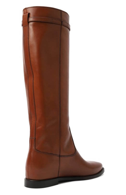 Кожаные сапоги Kiton D60812N0102402 Коричневый  D60812N0102402 Фото 5