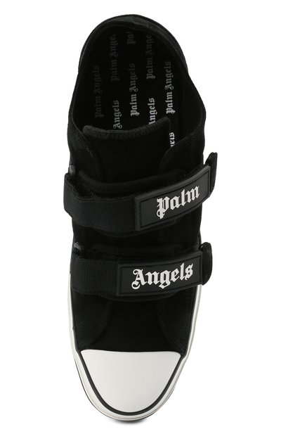 Замшевые кеды PALM ANGELS, арт. PMIA034R21LEA0021001, фото 5