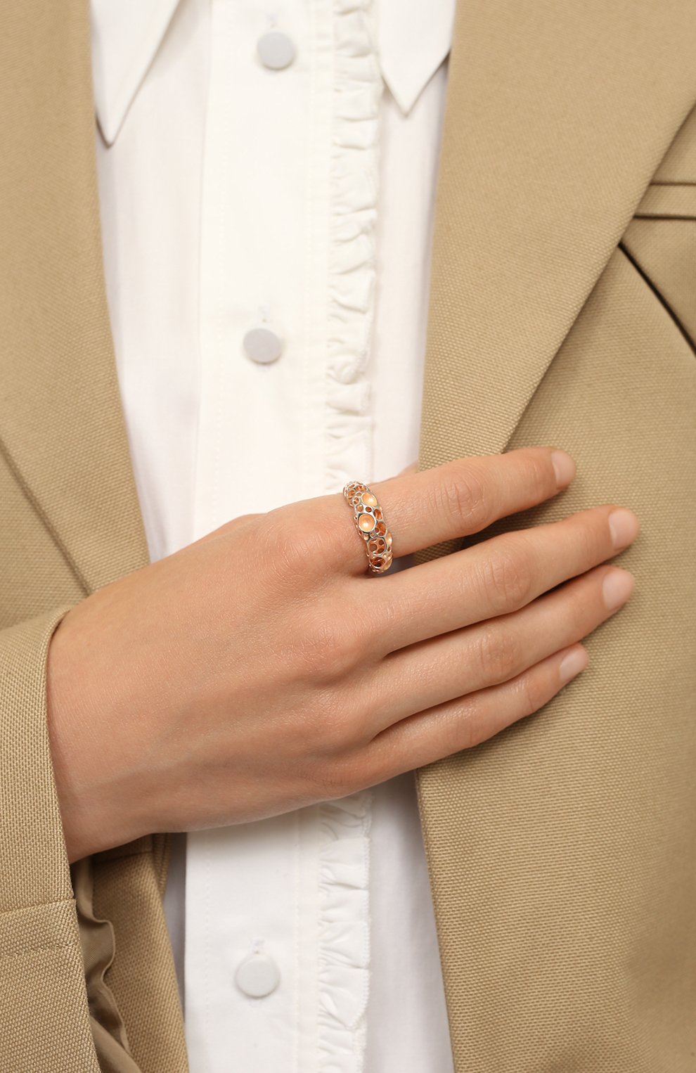 Кольцо luna 3 1991, арт. LUNA #3 RR ROS, фото 2