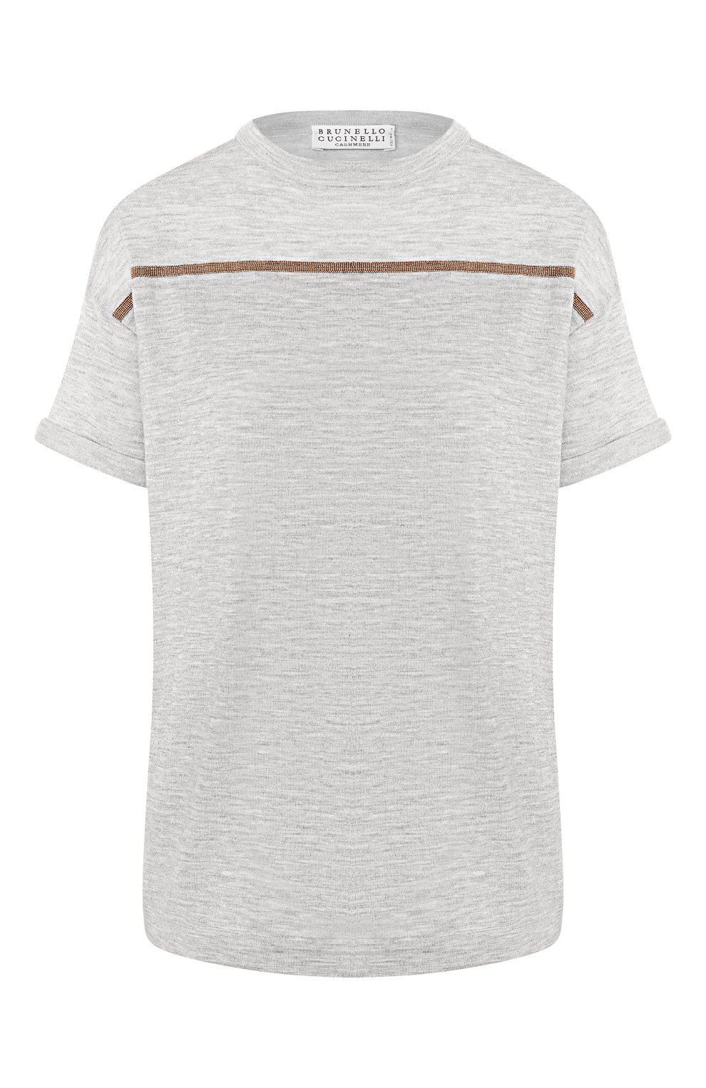 Топ из смеси кашемира и шелка BRUNELLO CUCINELLI, арт. M13836300, фото 1