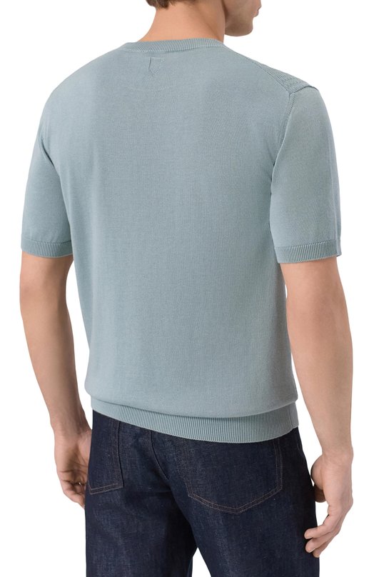 Джемпер Canali C1176/MK02463_001 Голубой  C1176/MK02463_001 Фото 4