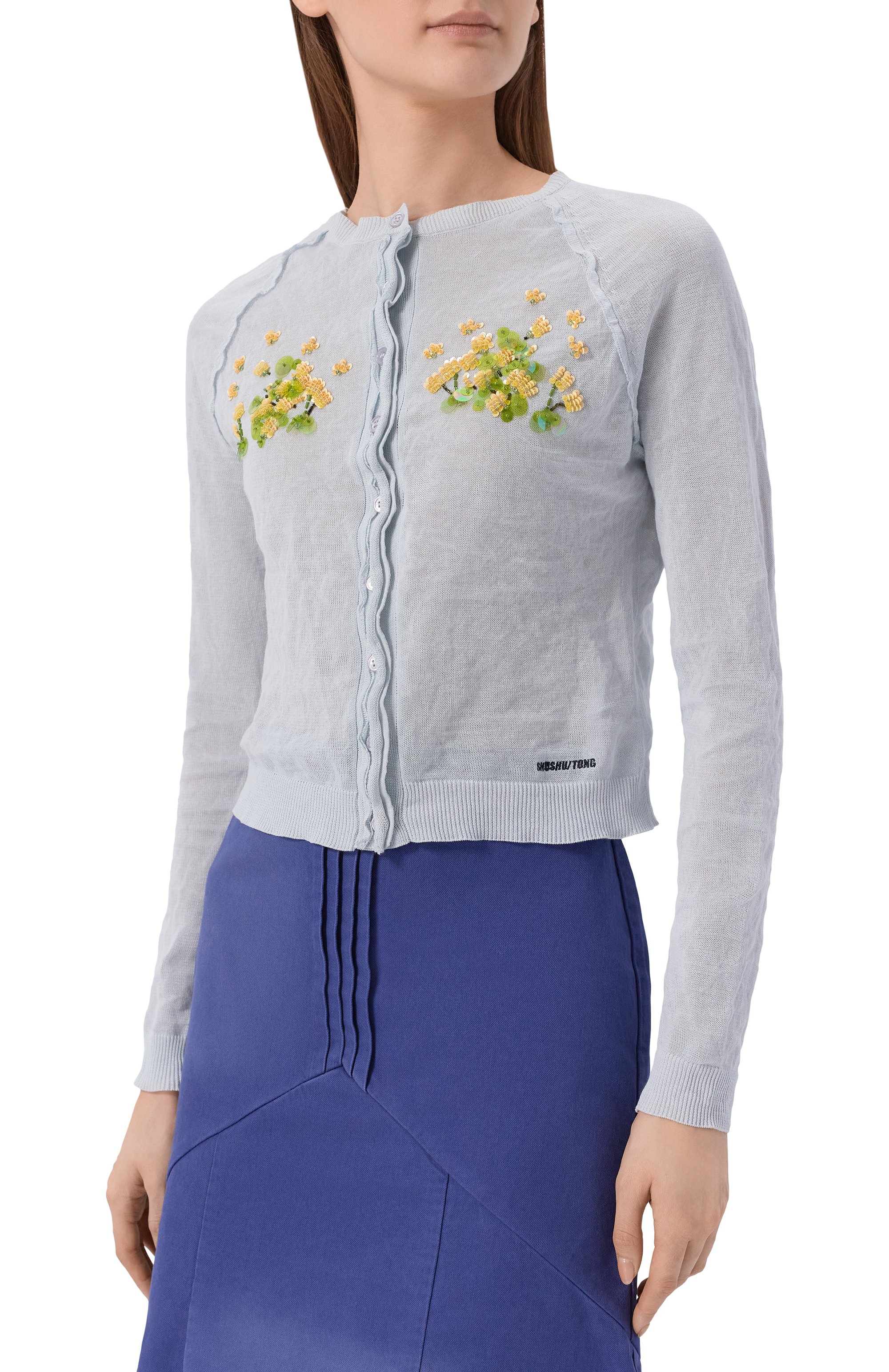 Хлопковый кардиган SHUSHU/TONG, арт. FSDFT023/WRI254, фото 3