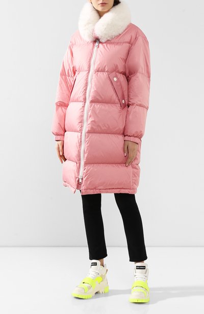 Пуховик YS ARMY PARIS розового цвета по цене 137000 руб., арт. 20WFM07310D01W, фото 3 Пуховик YS ARMY PARIS, арт. 20WFM07310D01W, фото 3