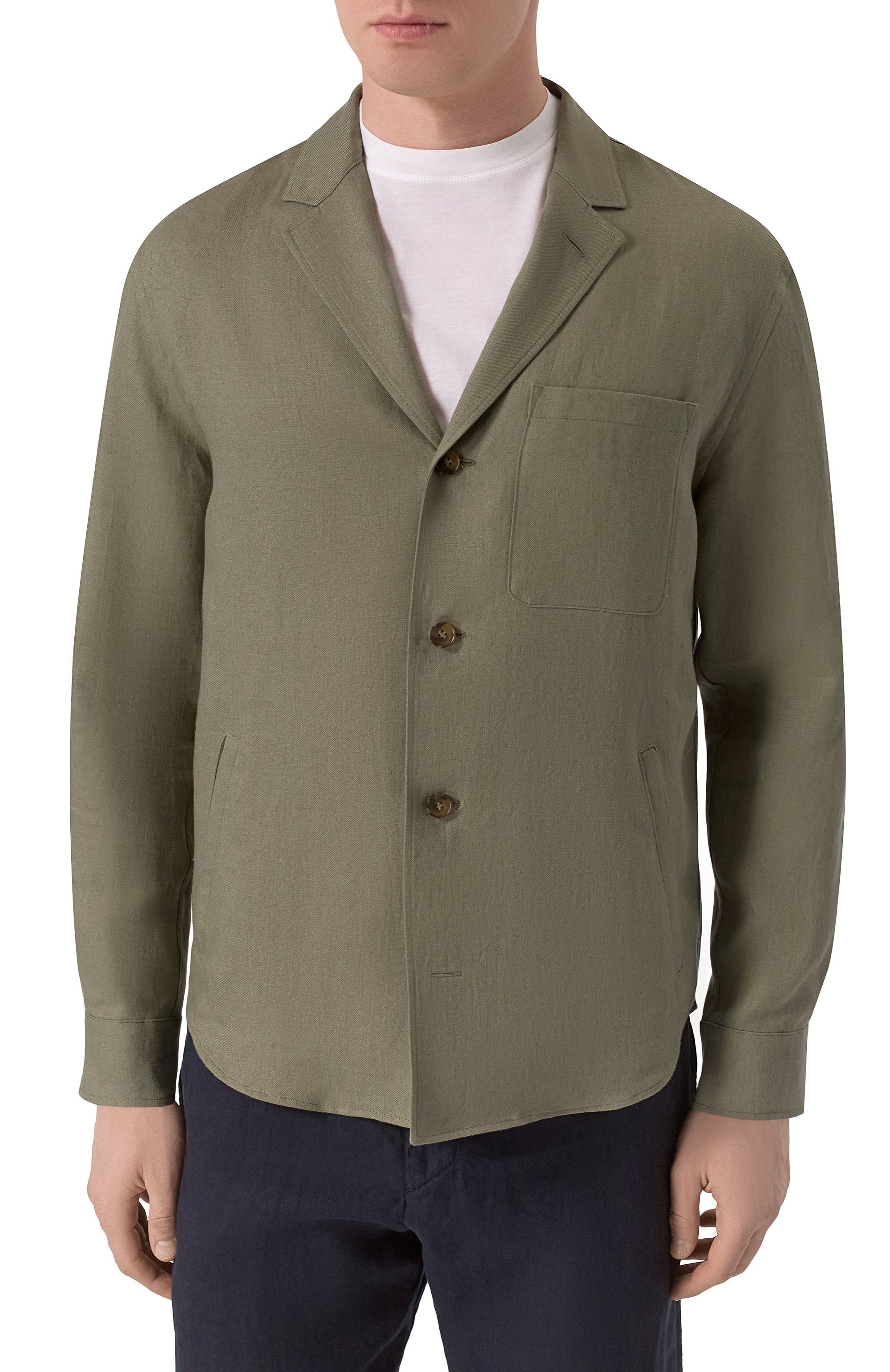 Льняной пиджак CANALI, арт. 31015/AE05539, фото 4