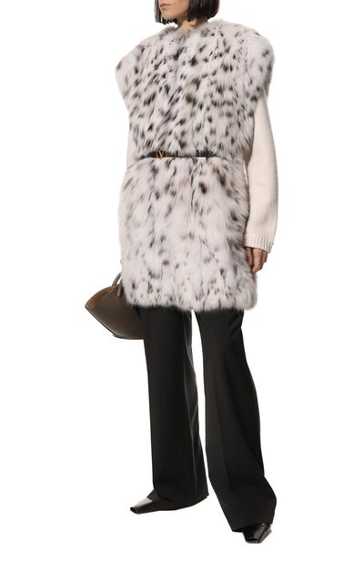 Жилет из меха рыси VALENTINO, арт. WF3FCA088CF, фото 2