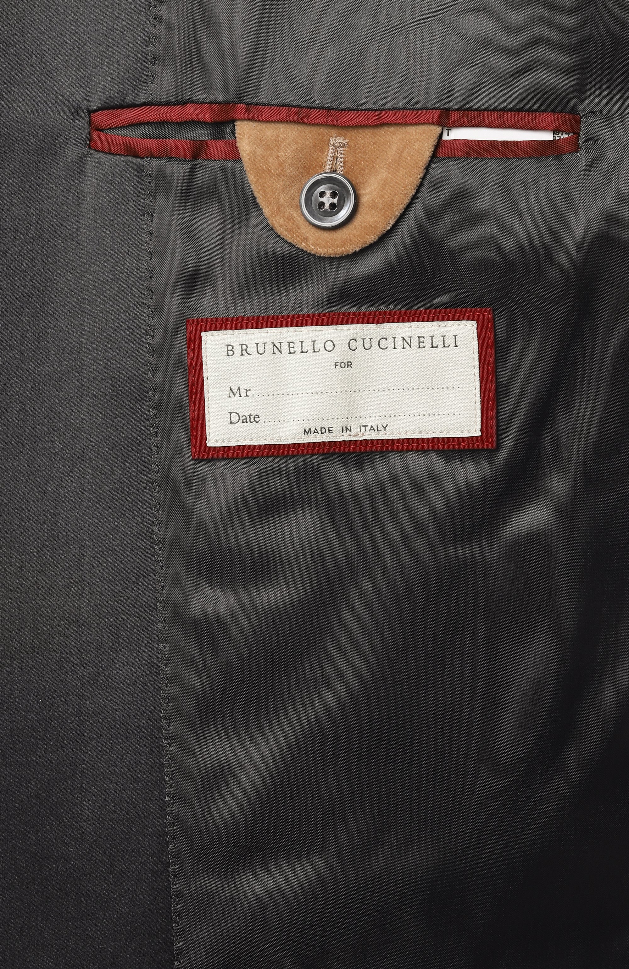Бархатный смокинг BRUNELLO CUCINELLI, арт. ML479GS03, фото 9