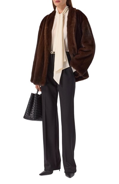  Шуба из норки VICTORIA KUSENKOVA, арт. 760200004681, фото 2