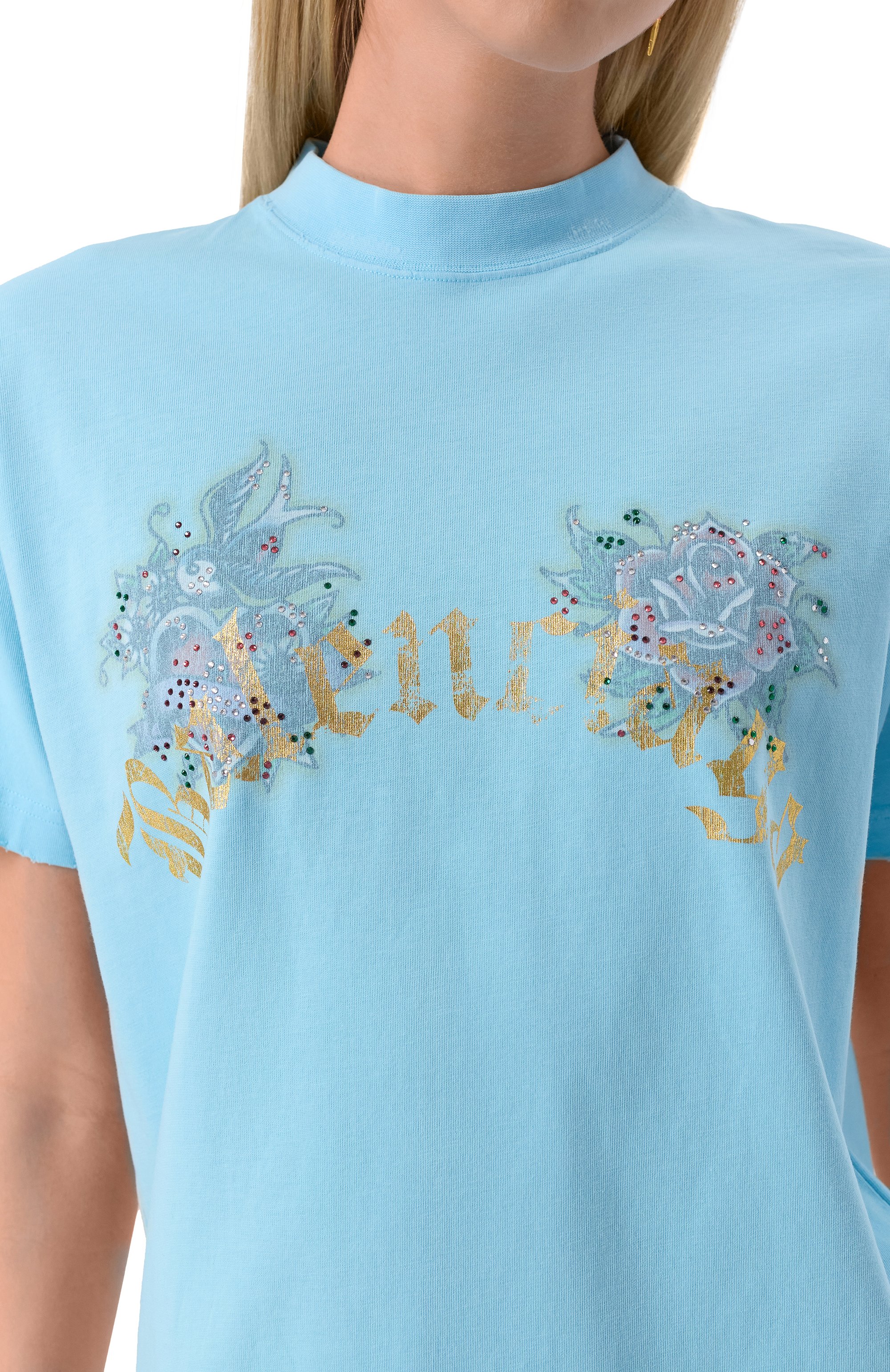 Хлопковая футболка BALENCIAGA, арт. 809122/TRVZ2, фото 5